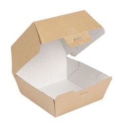 Container burger box NATURAL 14x12,5x9cm 50pcs