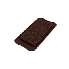 Silicone mould for chocolate bar 155x76 h-8.5mm 86ml LOVE CHOCO BAR