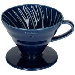 Hario Ceramic Dripper V60-02 Indigo Blue