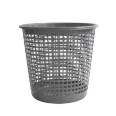 Waste paper basket PP ø27cm h-25.5cm grey/black