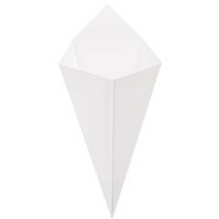 Cardboard cones 12.8x21.7cm 100g 200pcs white