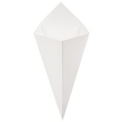 Cardboard cones 15.7x26.8cm 230g 200pcs white