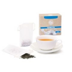 Paper tea filter 50pcs with string compostable