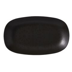 Plate oval 29x17cm MATT BLACK