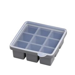 Ice cube maker with lid, 2 pcs. 15.5x15.5cm