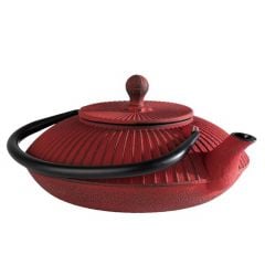 Teapot -ASIA- 800ml red cast iron