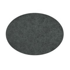 Placemat 33x45cm oval TRUMAN black