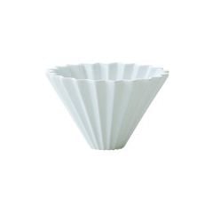 Origami Ceramic Brewing Pot, White (M)