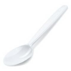 Spoons plastic reusable 18.5cm 50pcs [40]