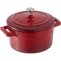 Mini casserole cast iron LAVA MINI UP ø10cm 350ml red induction