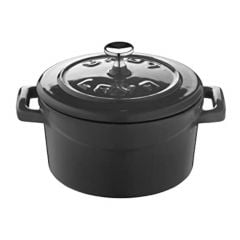 Mini casserole cast iron LAVA MINI UP ø10cm 350ml black induction