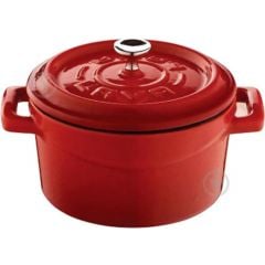 Mini casserole cast iron LAVA MINI ø12cm 530ml red induction