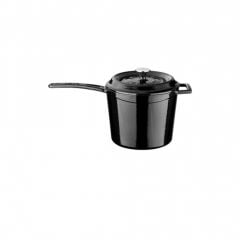 Sauce pan cast iron LAVA SAUCE ø18cm 3.20L black induction
