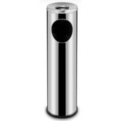 Standing waste bin 15 l with ashtray