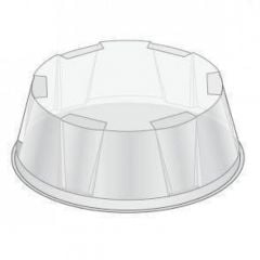 Lid for cake container ø 21.5cm, h-8cm PET