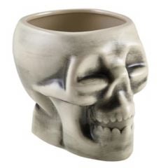 Genware White Skull Tiki Mug 800ml