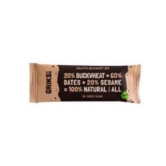 Organic Sprouted buckwheat bar - sesame 35g