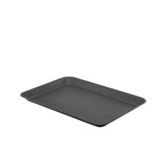 GenWare Black Vintage Steel Tray 31.5x21.5x2cm