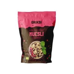 Organic sprouted buckwheat muesli with cranberries 200g