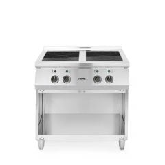 Induction stove with 4 hobs