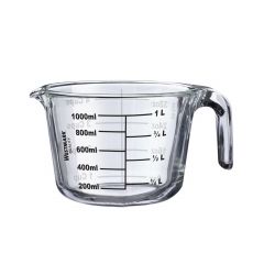 Measuring jug, borosilicate glass, 1 l
