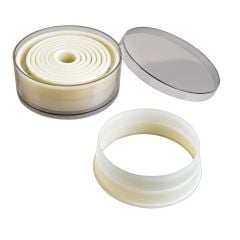 Round Plain Dough Cutter 9pcs 2-10cm