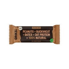Organic Sprouted buckwheat protein bar - peanut 35g