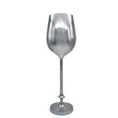Ice bucket stand flute complete in stainless steel - mirror finish  ø170 h-700mm