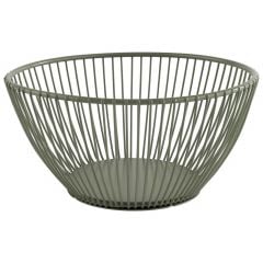 Basket SVART Ø 17.5cm h-8cm metal green