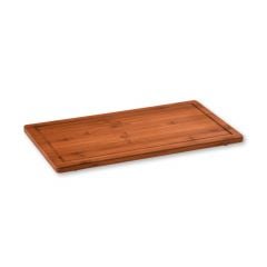 Cutting board & hob cover dark bamboo 54x28x3cm