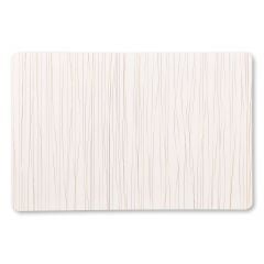 Placemat PP 43.5x28x0.07cm white/gold [10]