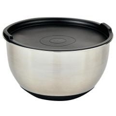 Mixing bowl with silicone lid ø16 h-10cm