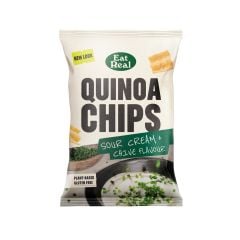 Kvinojas čipsi ar skābā krējuma un maurloku garšu 90g