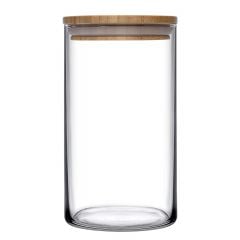 Jar with lid BAMBOO 1480ml glass