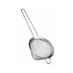 Conical mesh bar strainer of 85 mm in stainless steel