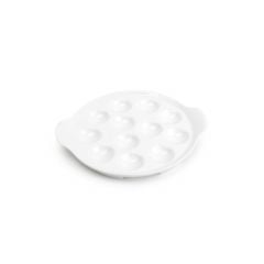 Escargot plate APPETITE ø19.5cm porcelain white