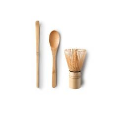 Matcha set (measuring spoon, whisk, spoon) bamboo