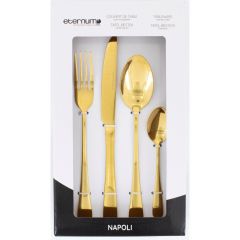 Cutlery set 16pcs NAPOLI GOLD