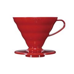 Hario V60-02 Plastic Coffee Dripper Red